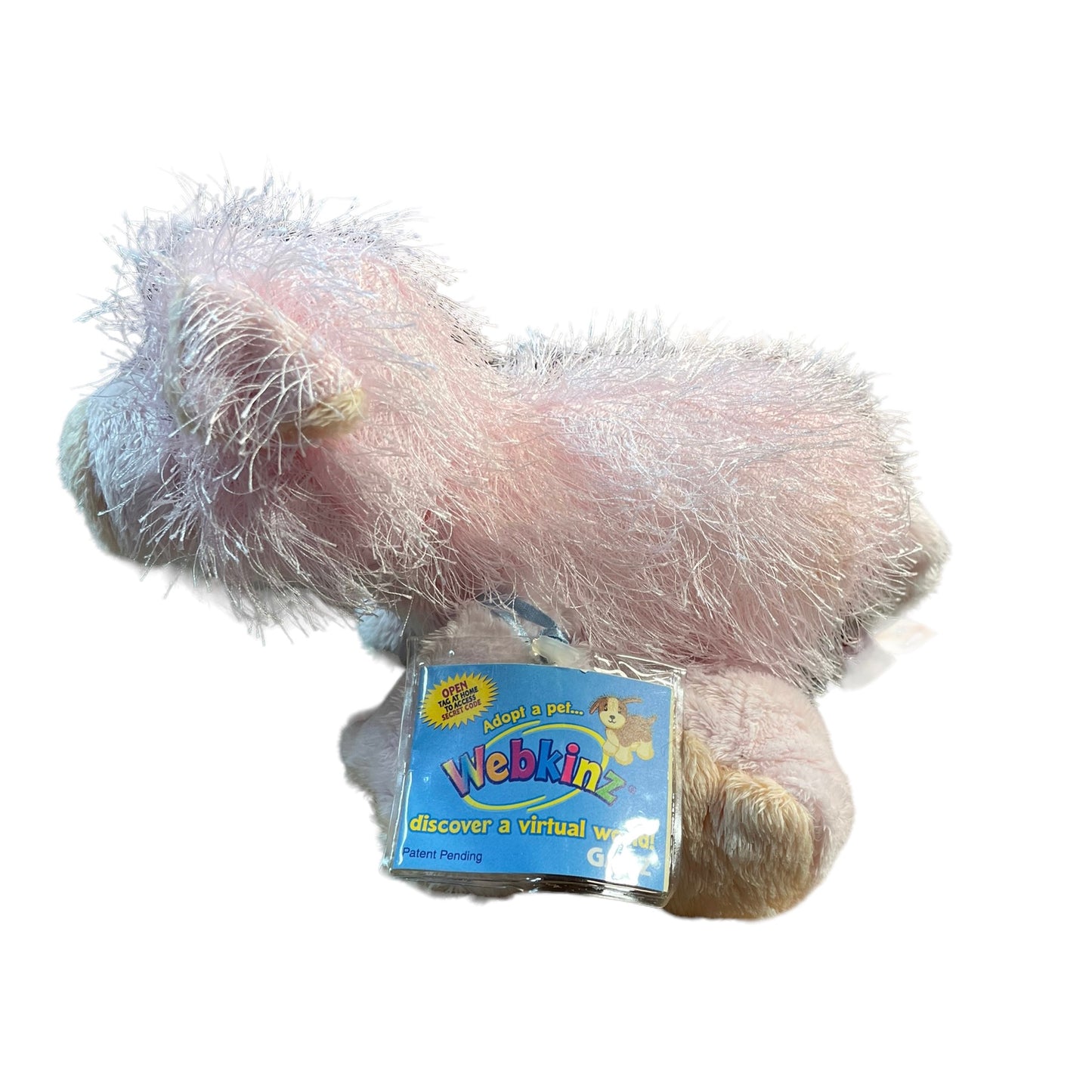 Ganz Webkinz Retired Pink Pig Plush Preowned With Code