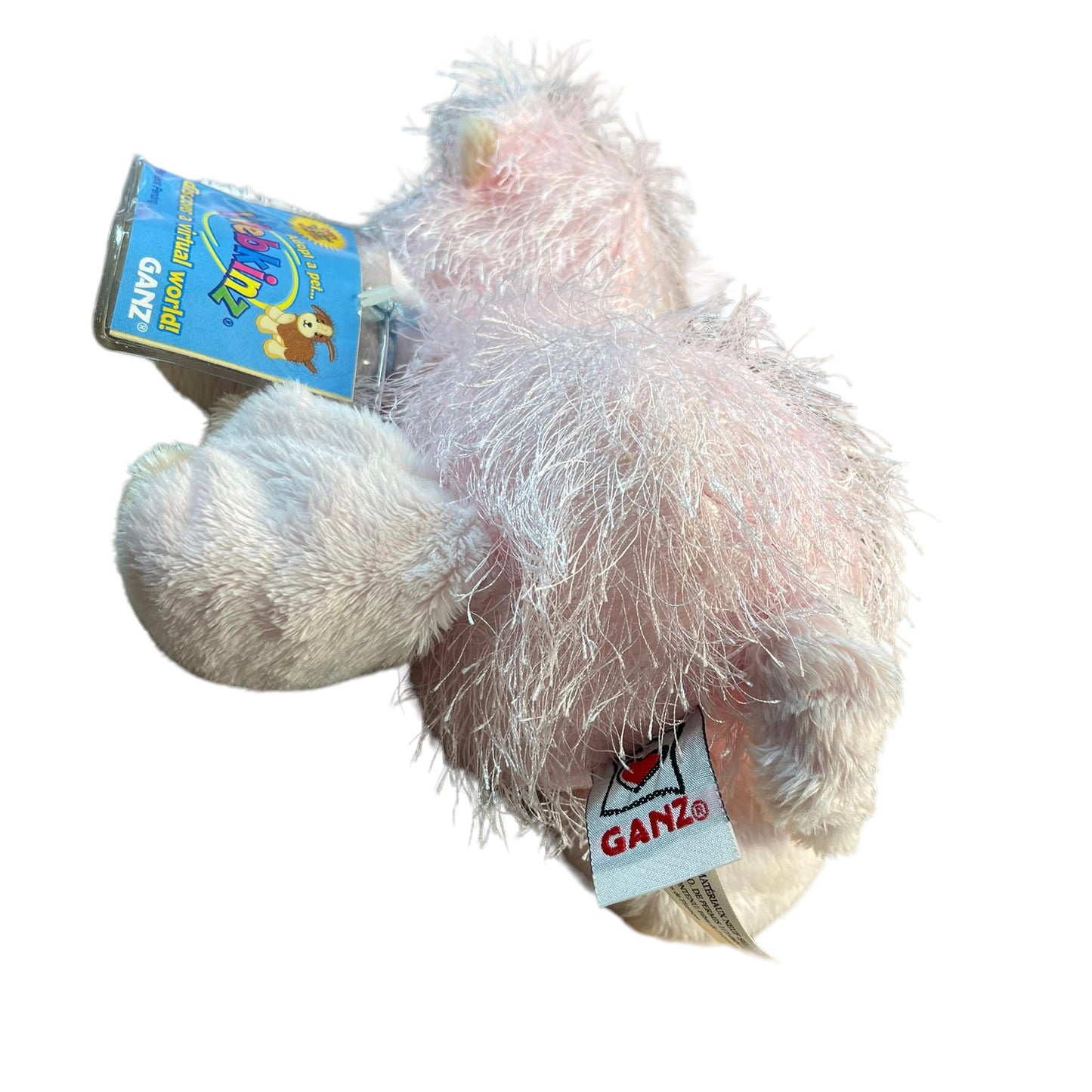 Ganz Webkinz Retired Pink Pig Plush Preowned With Code