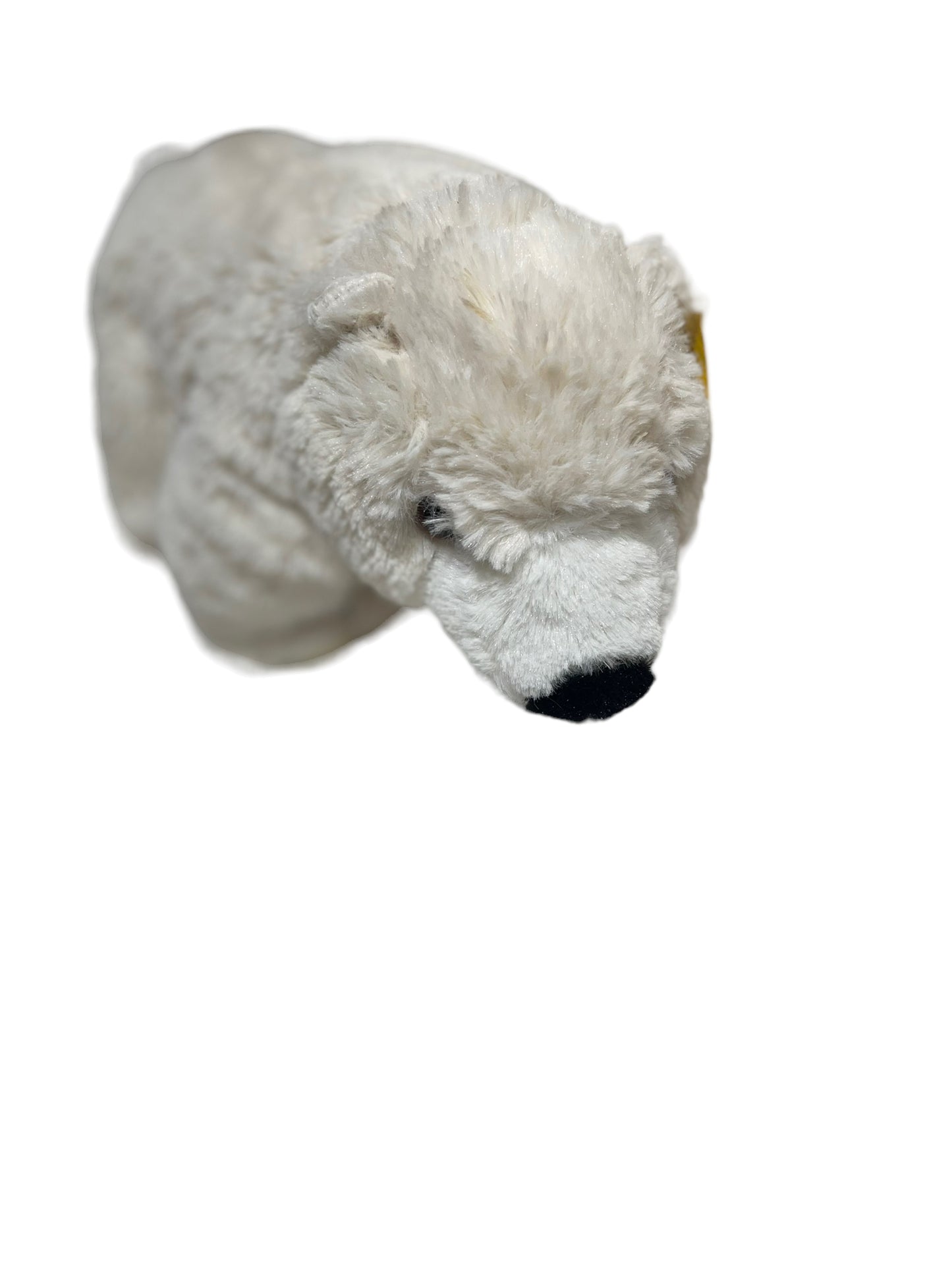 Glacier, Melissa & Doug Polar Bear Ultra Soft  12"  Plush Stuffed Animal Black Eyes & Nose