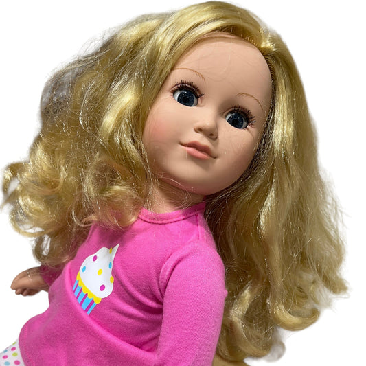 Beautiful Blond Blue Eyed My Generation Doll in Original Outfit EUC