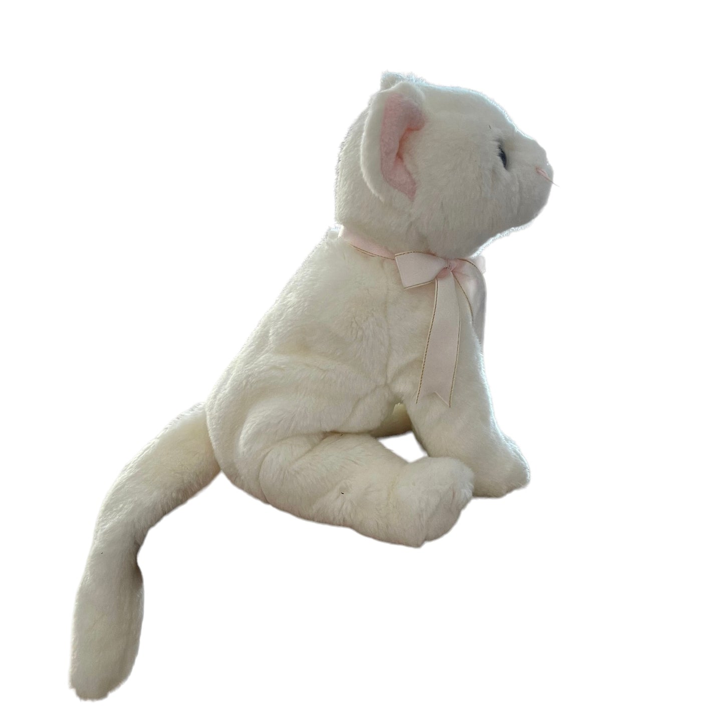 Vintage 1999 Ty Beanie Buddy Flip, White Plush  Kitten Cat