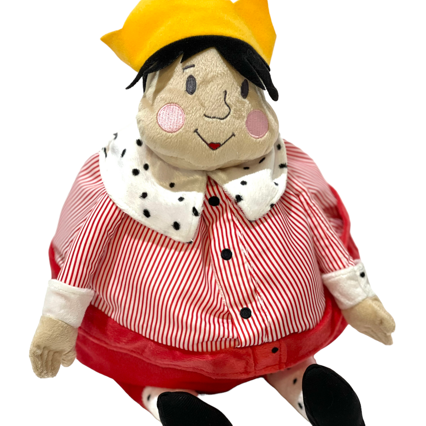 Ikea Guligosse Plush King of Hearts with Hidden Heart, Felt Hair & Embroidered Face