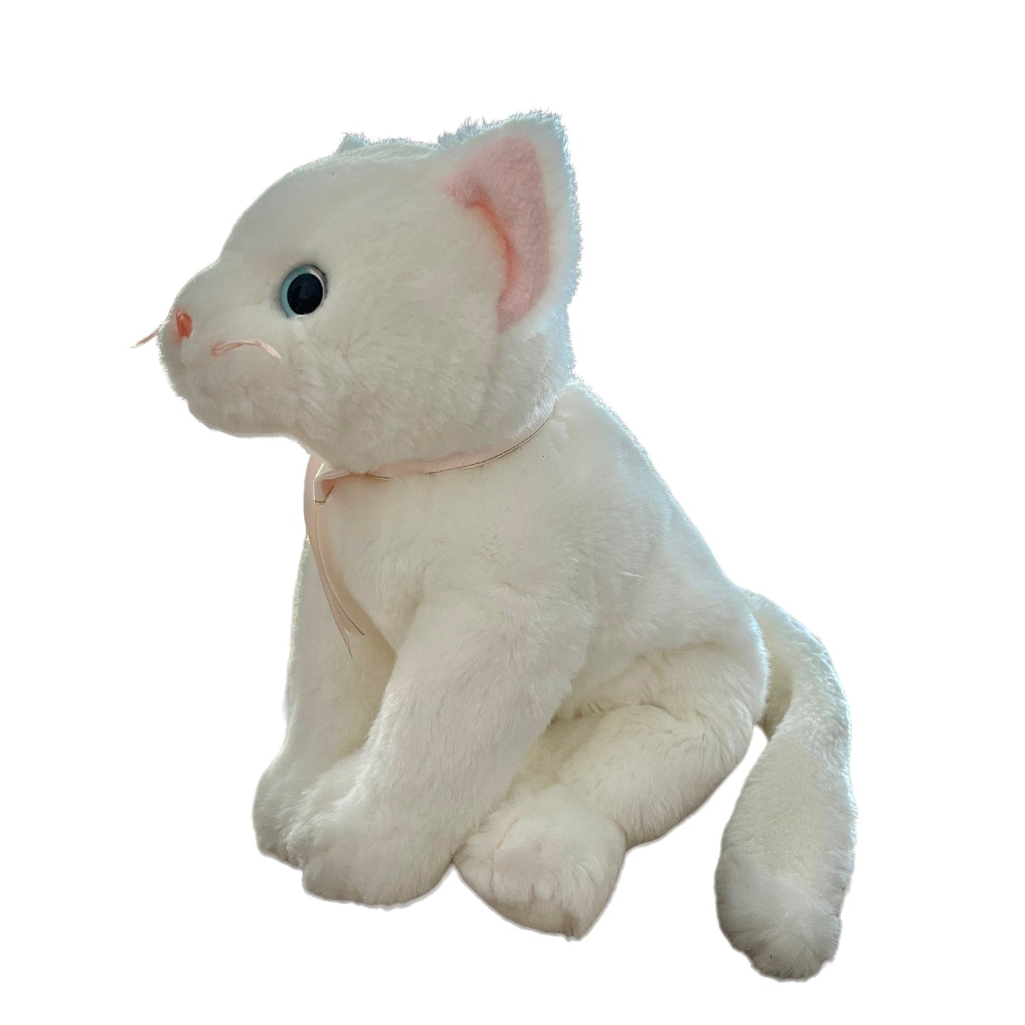Vintage 1999 Ty Beanie Buddy Flip, White Plush  Kitten Cat