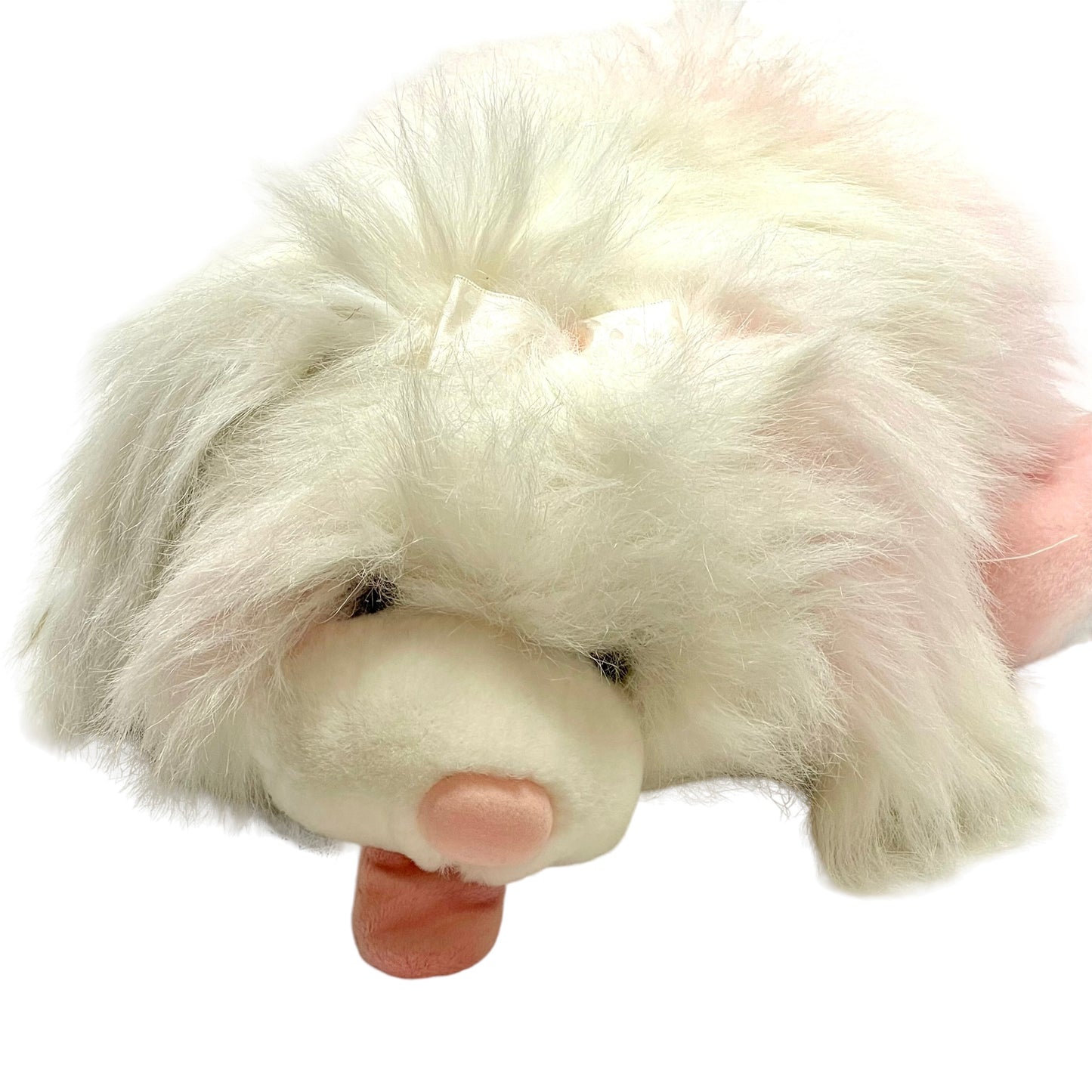 Ganz 1988 Preowned Pink/White 20"  Floppy Pink Tongue Sheepdog