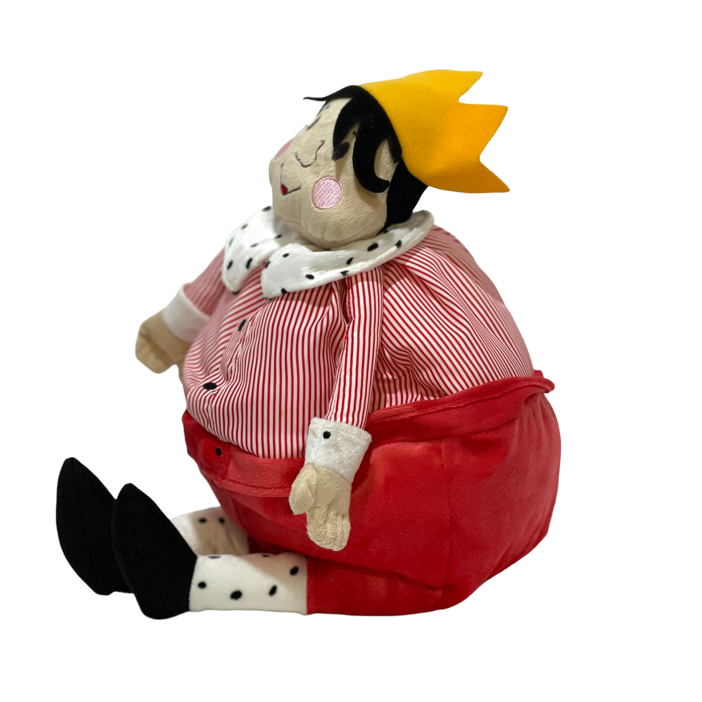 Ikea Guligosse Plush King of Hearts with Hidden Heart, Felt Hair & Embroidered Face