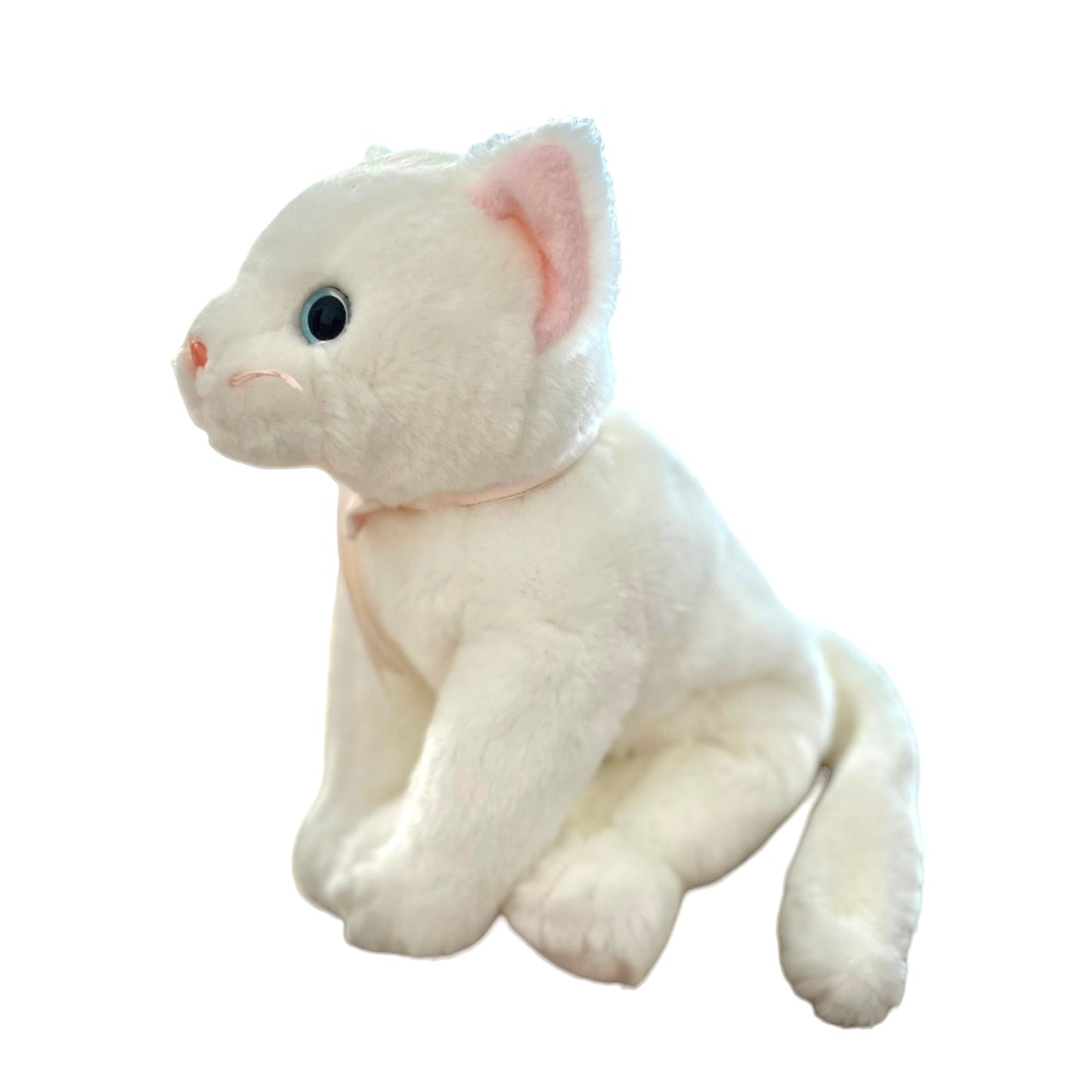 Vintage 1999 Ty Beanie Buddy Flip, White Plush  Kitten Cat