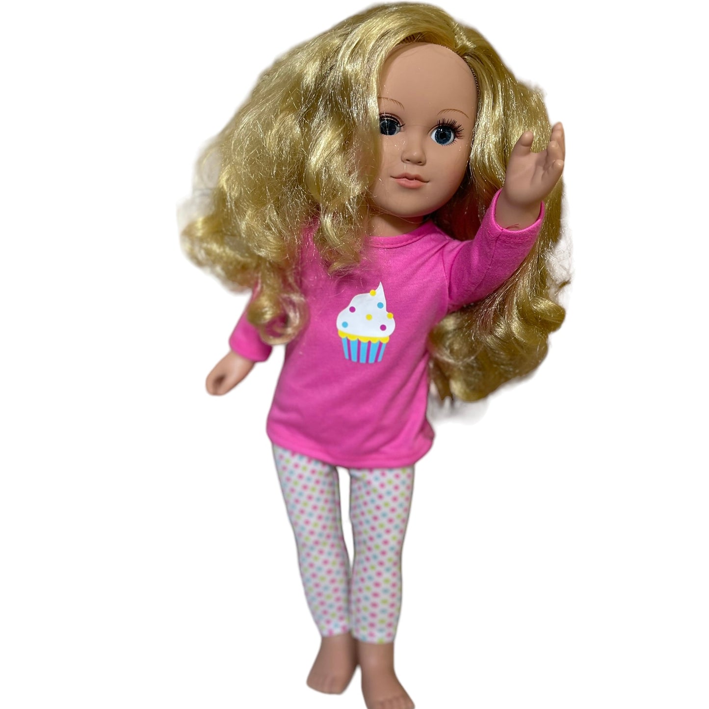 Beautiful Blond Blue Eyed My Generation Doll in Original Outfit EUC