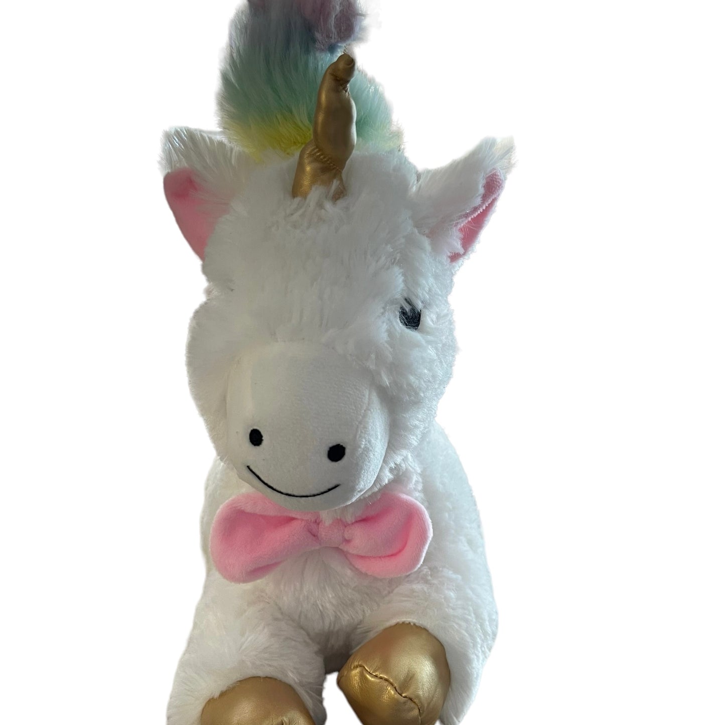 17"FAO Schwartz Unicorn LED Light Up Ultra Soft Plush Unicorn Rainbow Mane EUC