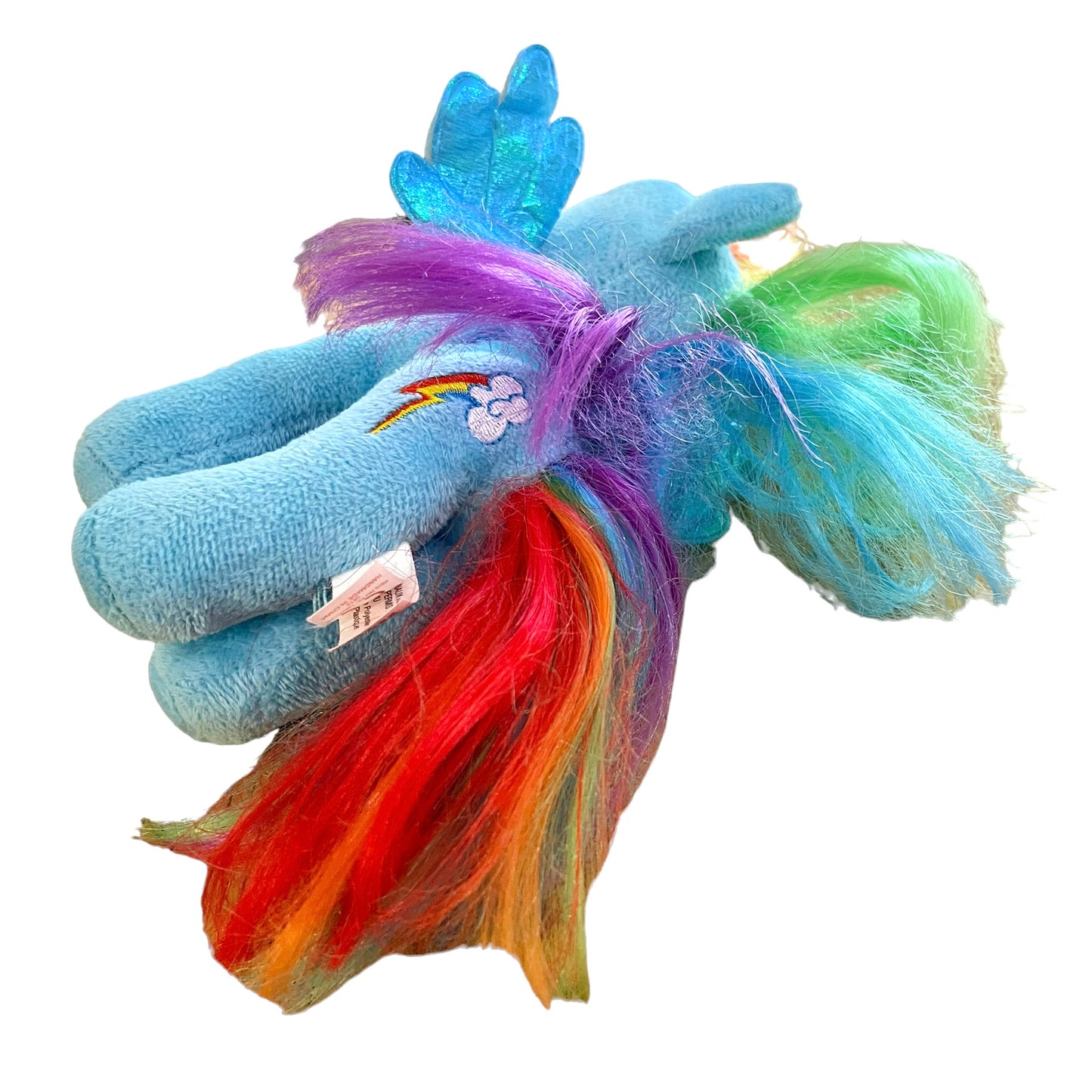 My Little Pony Rainbow Dash 7.5" Plush,  Blue Body & Wings, Beautiful Muticoloured Mane & Tail
