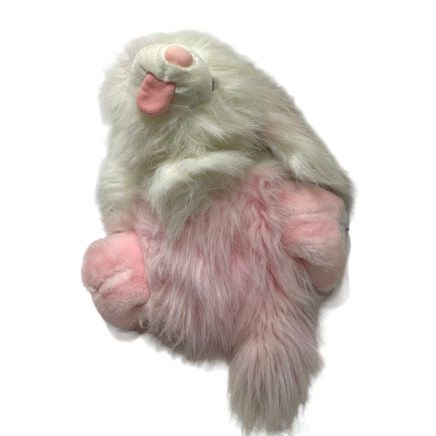 Ganz 1988 Preowned Pink/White 20"  Floppy Pink Tongue Sheepdog