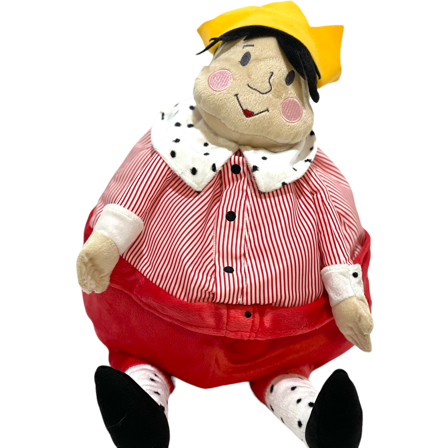 Ikea Guligosse Plush King of Hearts with Hidden Heart, Felt Hair & Embroidered Face
