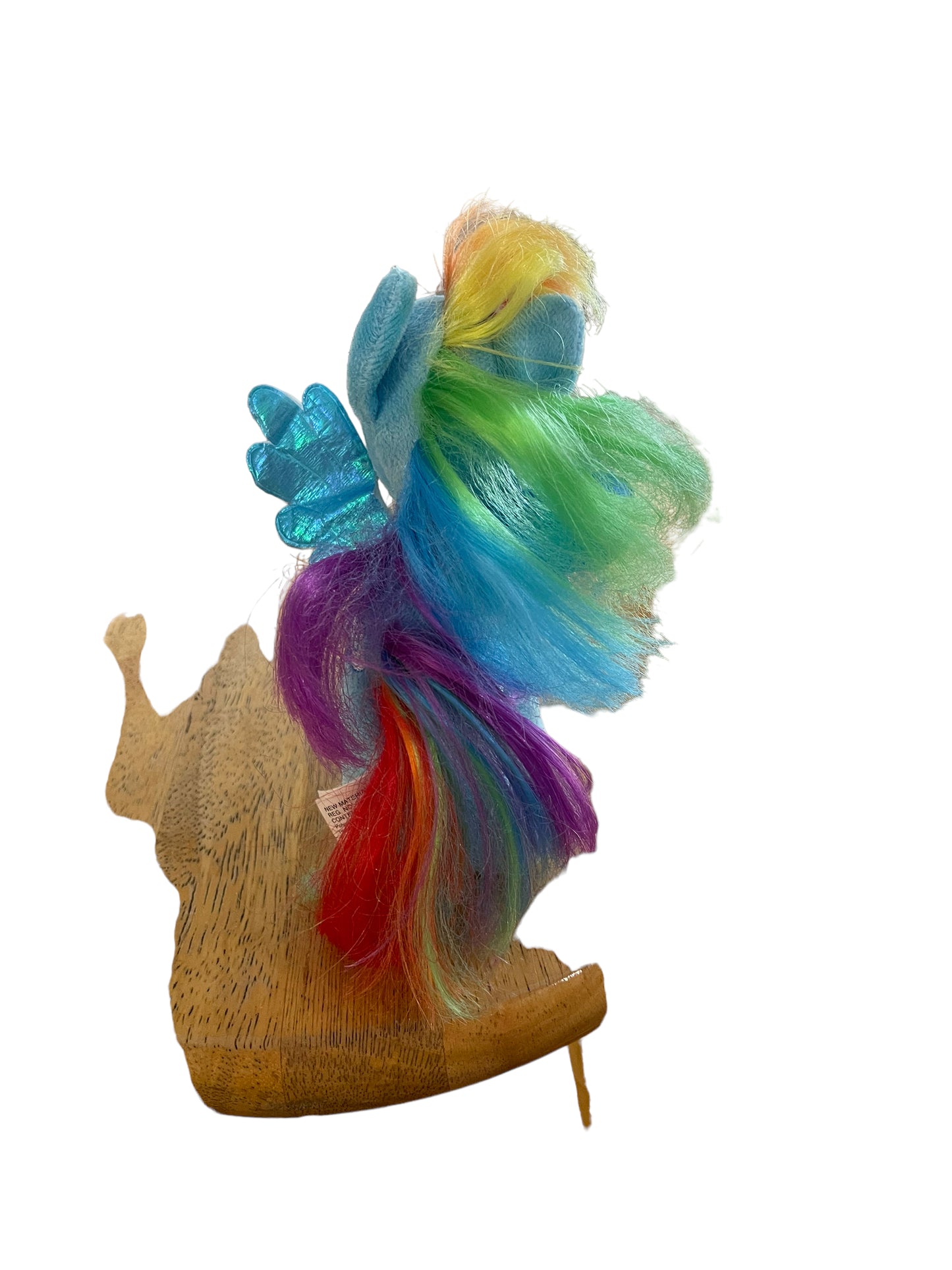 My Little Pony Rainbow Dash 7.5" Plush,  Blue Body & Wings, Beautiful Muticoloured Mane & Tail