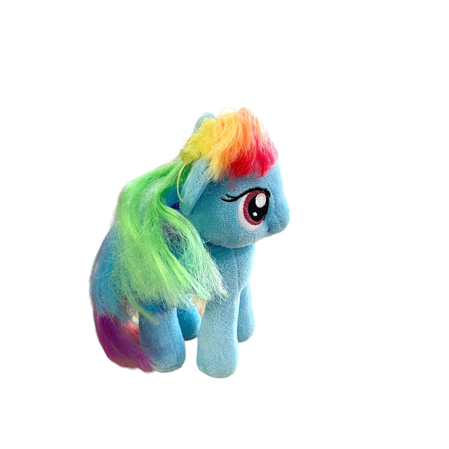 My Little Pony Rainbow Dash 7.5" Plush,  Blue Body & Wings, Beautiful Muticoloured Mane & Tail