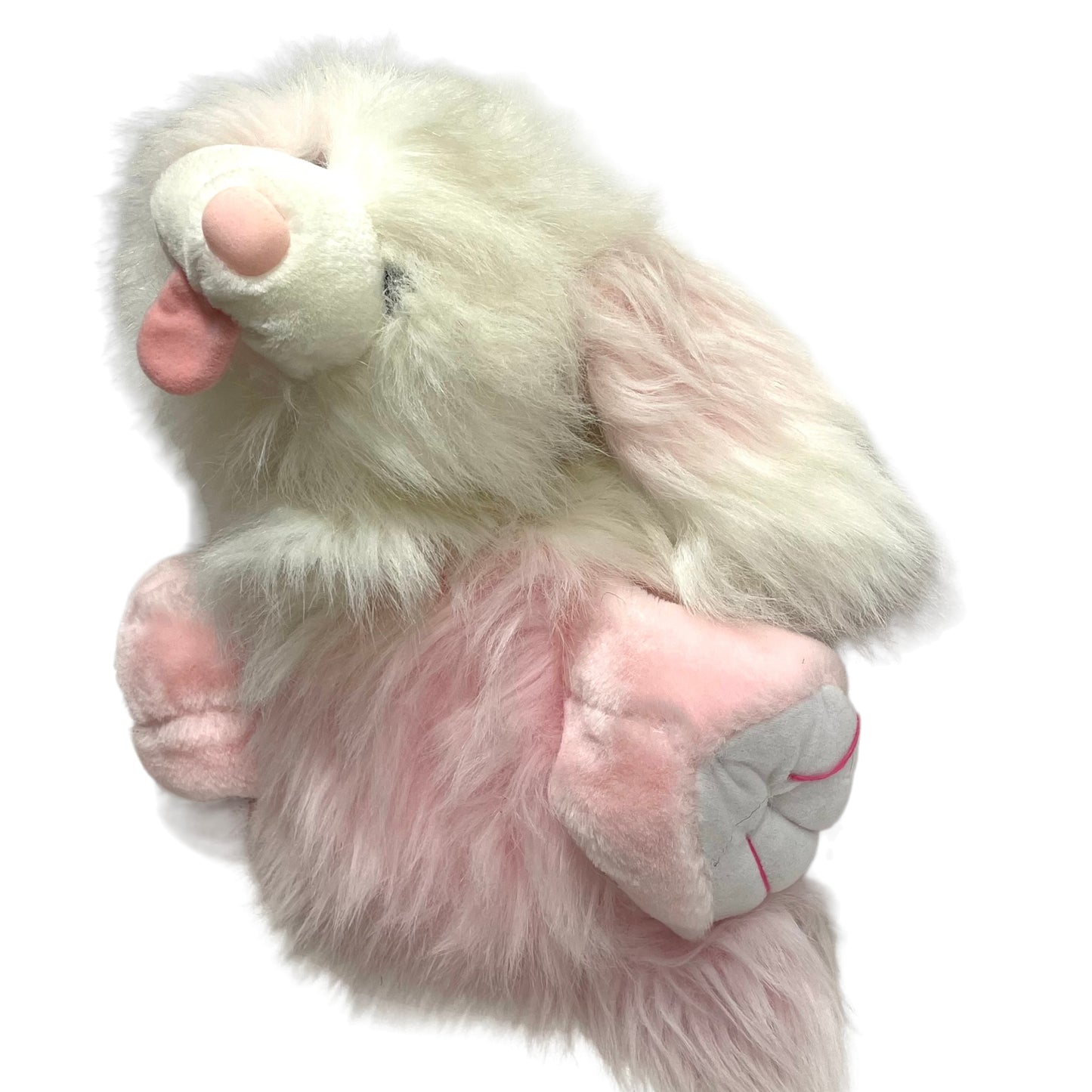 Ganz 1988 Preowned Pink/White 20"  Floppy Pink Tongue Sheepdog