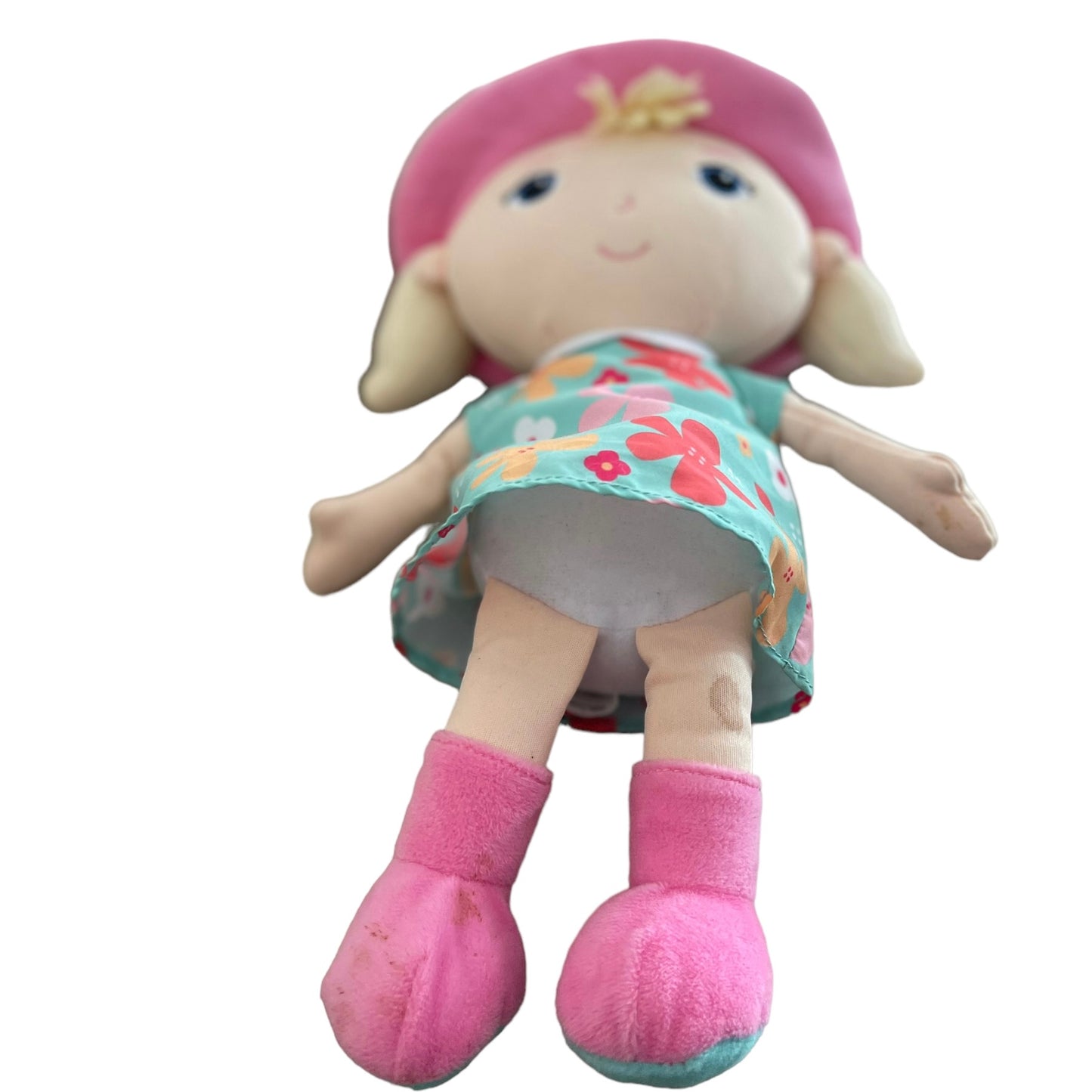 Kids Preferred Preowned Cloth Doll, Blond, Blue Eyed and Adorable!