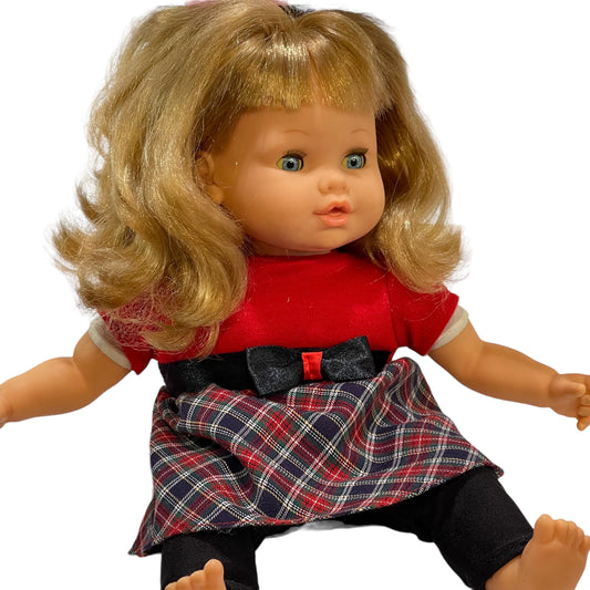 Jessmar 16" Doll  with Golden Hair &  Blue Eyes In Excellent Preowned Condition Beautiful !