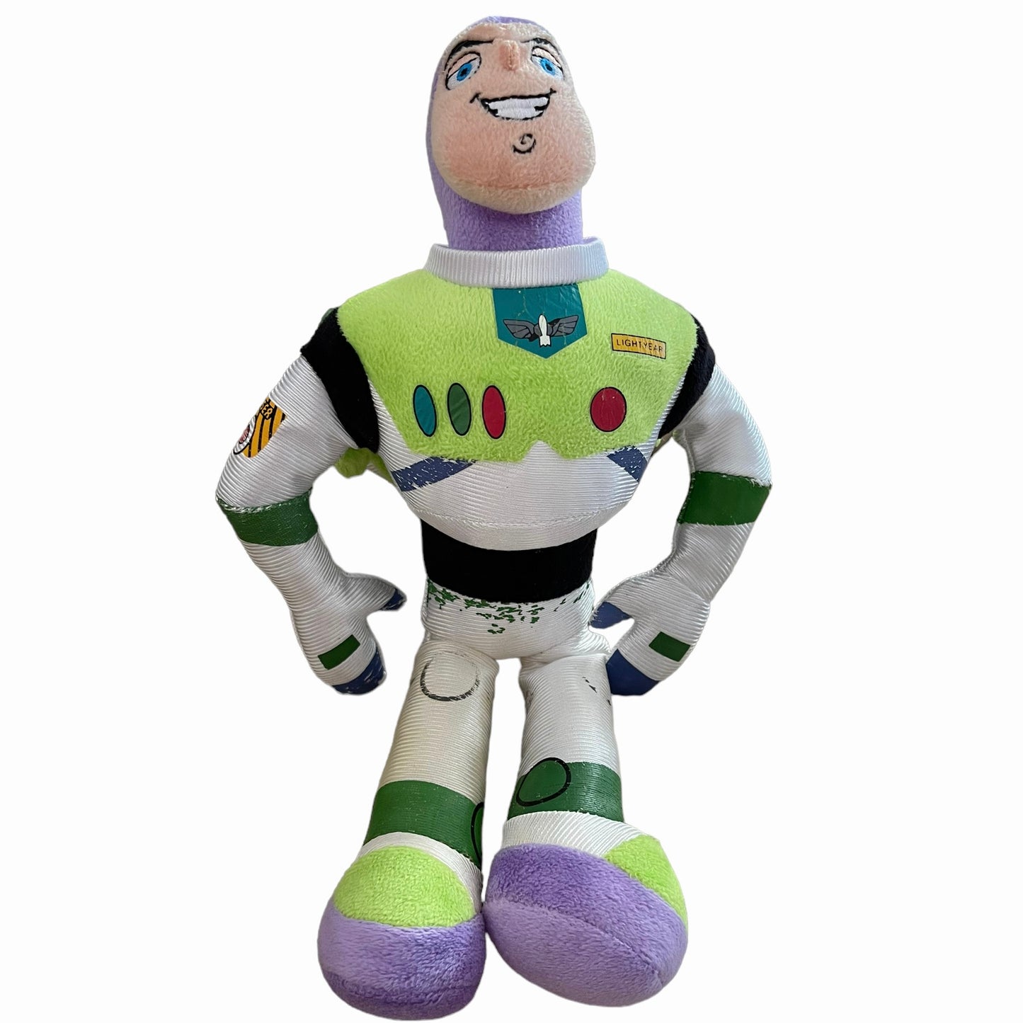 Buzz Light Year 11" Disney Pixar Stuffed Plush Toy, Embroidered Face
