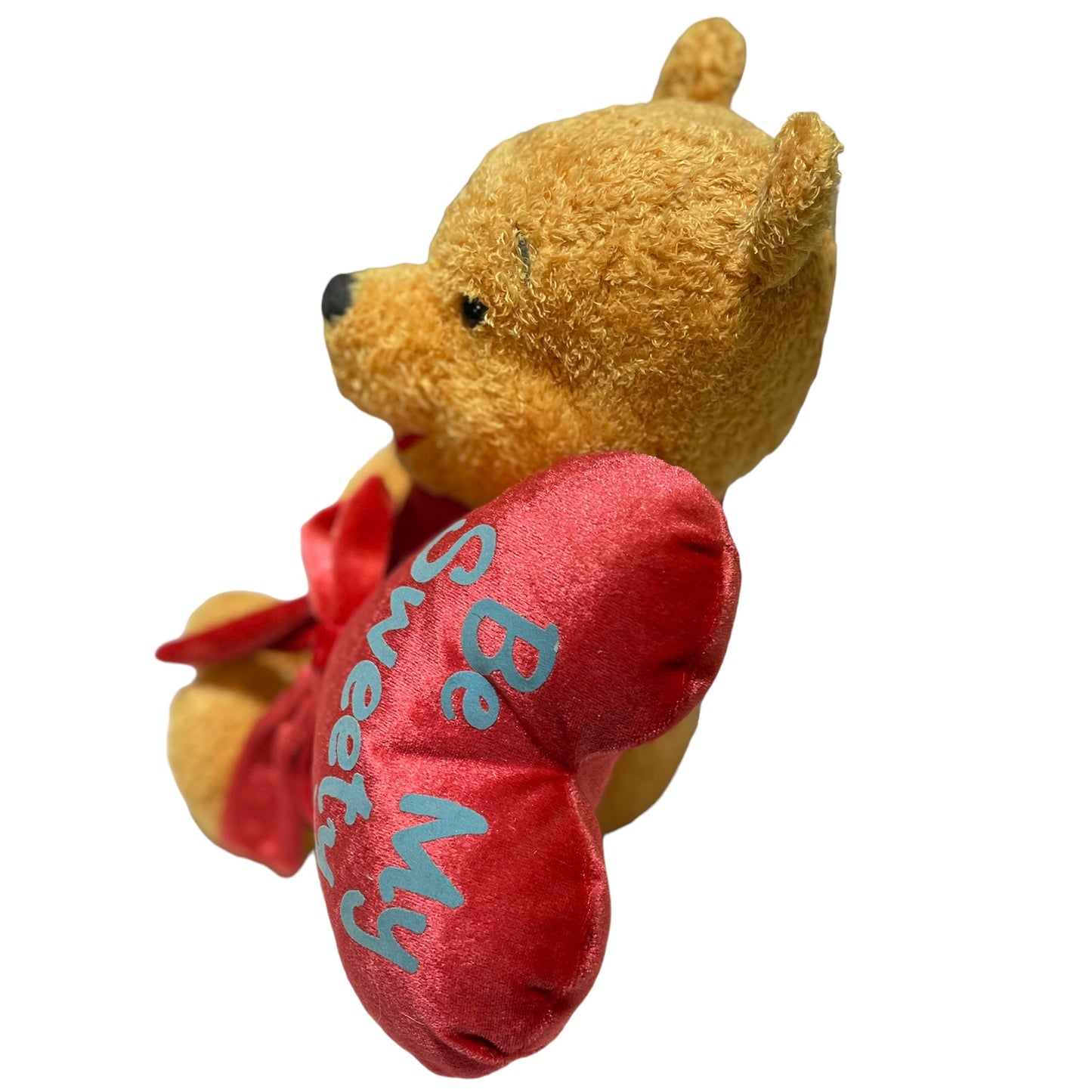 Winnie the Pooh, Plush  'Be My Sweety' Valentine Heart Stuffed Animal with Heart Balloon