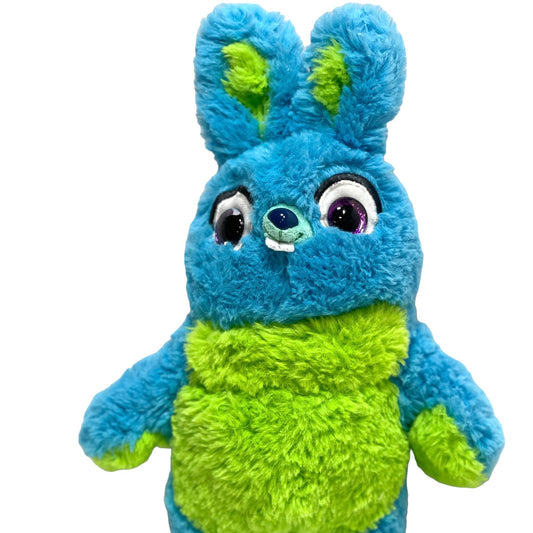 Disney Pixar Blue/Green Rabbit Toy Story 4 Bunny Plush Stuffed Animal EUC