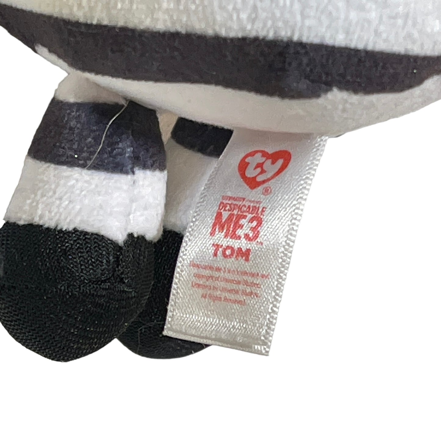 TY Minions Despicable Me 'Tom' 7" Prisoner Stuffed Animal Plush
