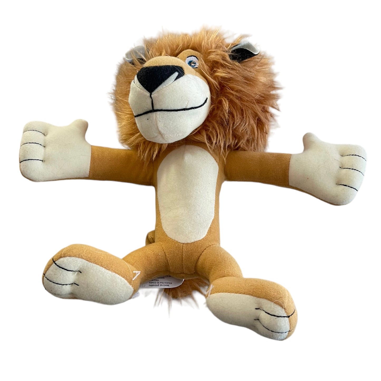 2002 Fisher Price Talking Lion, Alex Plush Stuffed Animal Toy Madagascar GUC