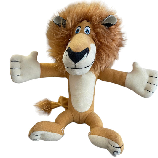 2002 Fisher Price Talking Lion, Alex Plush Stuffed Animal Toy Madagascar GUC