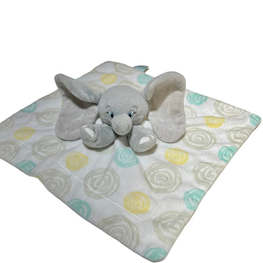 Disney Dumbo Lovey Gray Elephant Security Blanket Soft Baby Toy in EUC