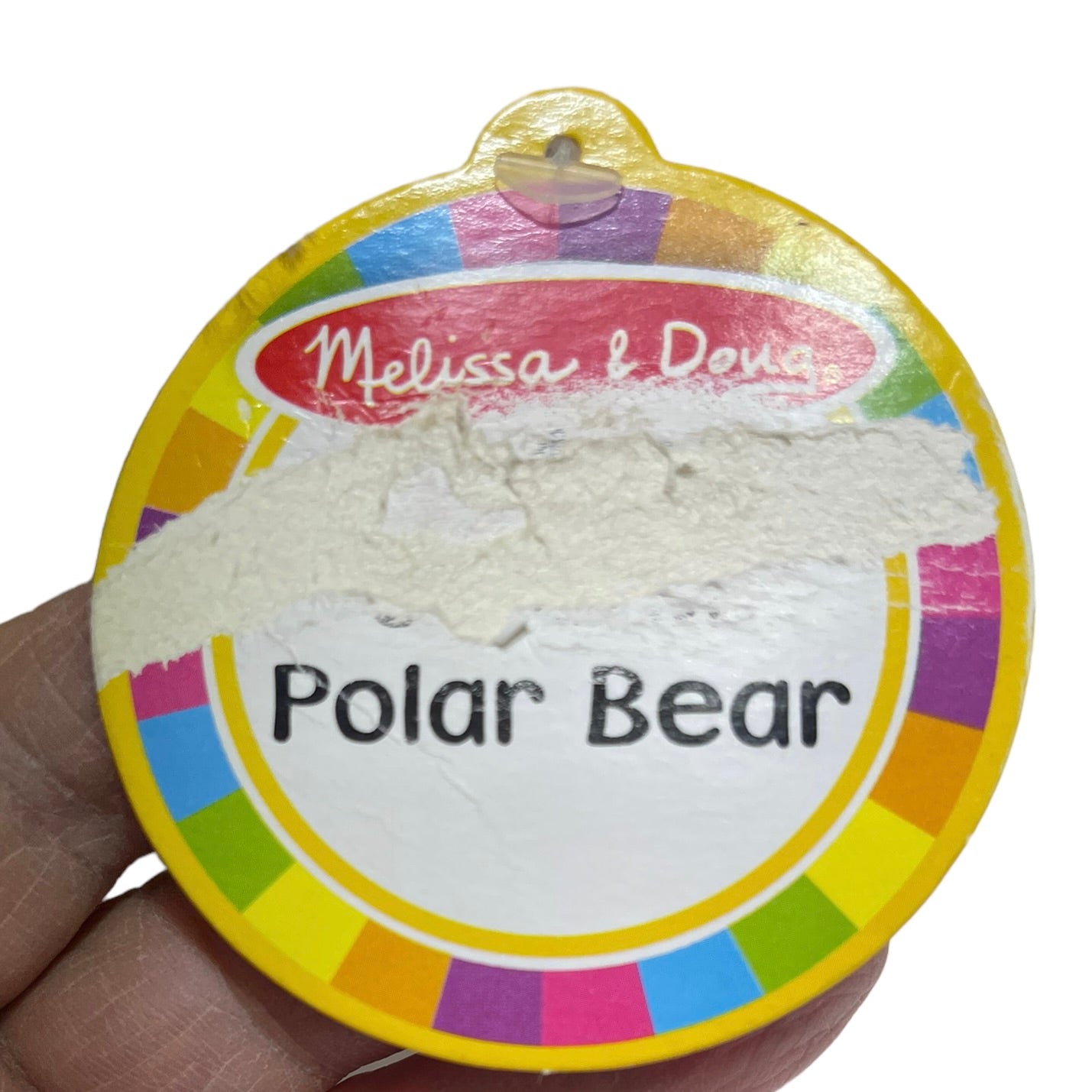 Glacier, Melissa & Doug Polar Bear Ultra Soft  12"  Plush Stuffed Animal Black Eyes & Nose