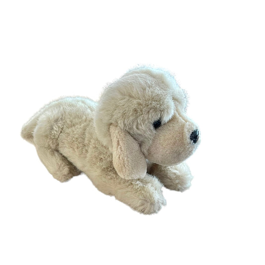 Golden Retriever 12" Realistic Puppy Plush, Faded Tag, Black Plastic Nose & Glass EyesFaded Tag