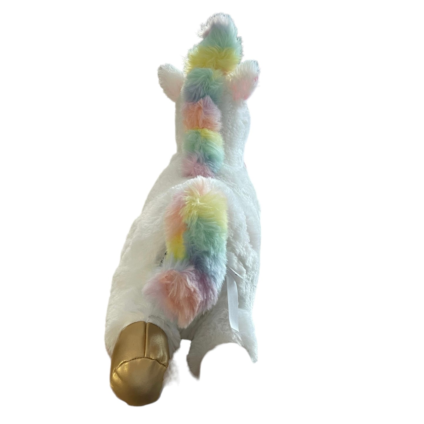 17"FAO Schwartz Unicorn LED Light Up Ultra Soft Plush Unicorn Rainbow Mane EUC