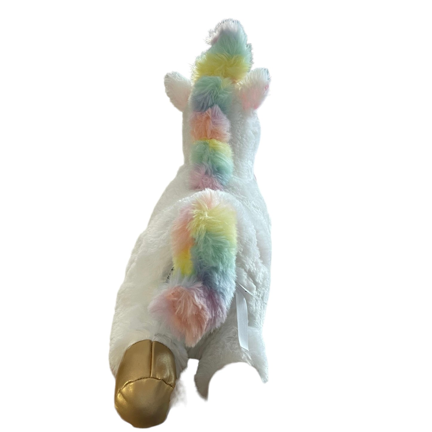 17"FAO Schwartz Unicorn LED Light Up Ultra Soft Plush Unicorn Rainbow Mane EUC