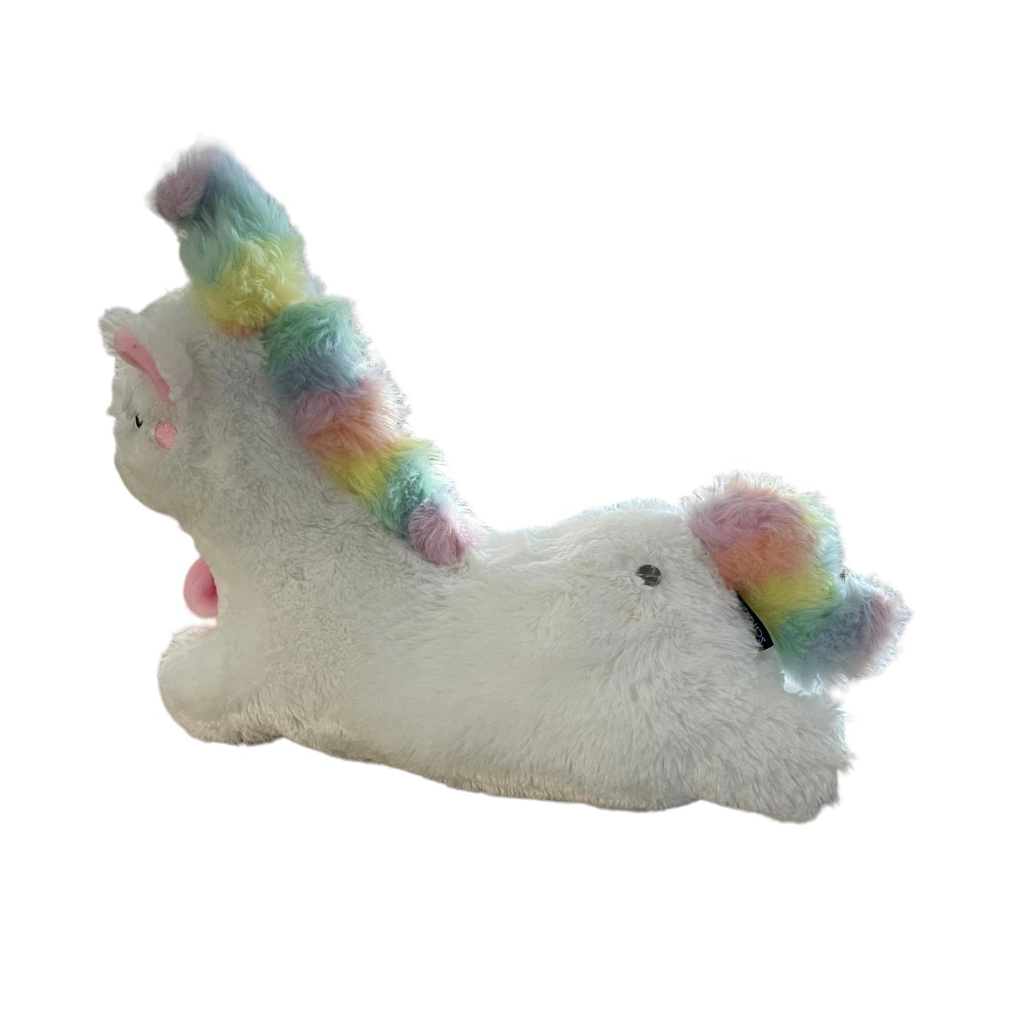 17"FAO Schwartz Unicorn LED Light Up Ultra Soft Plush Unicorn Rainbow Mane EUC