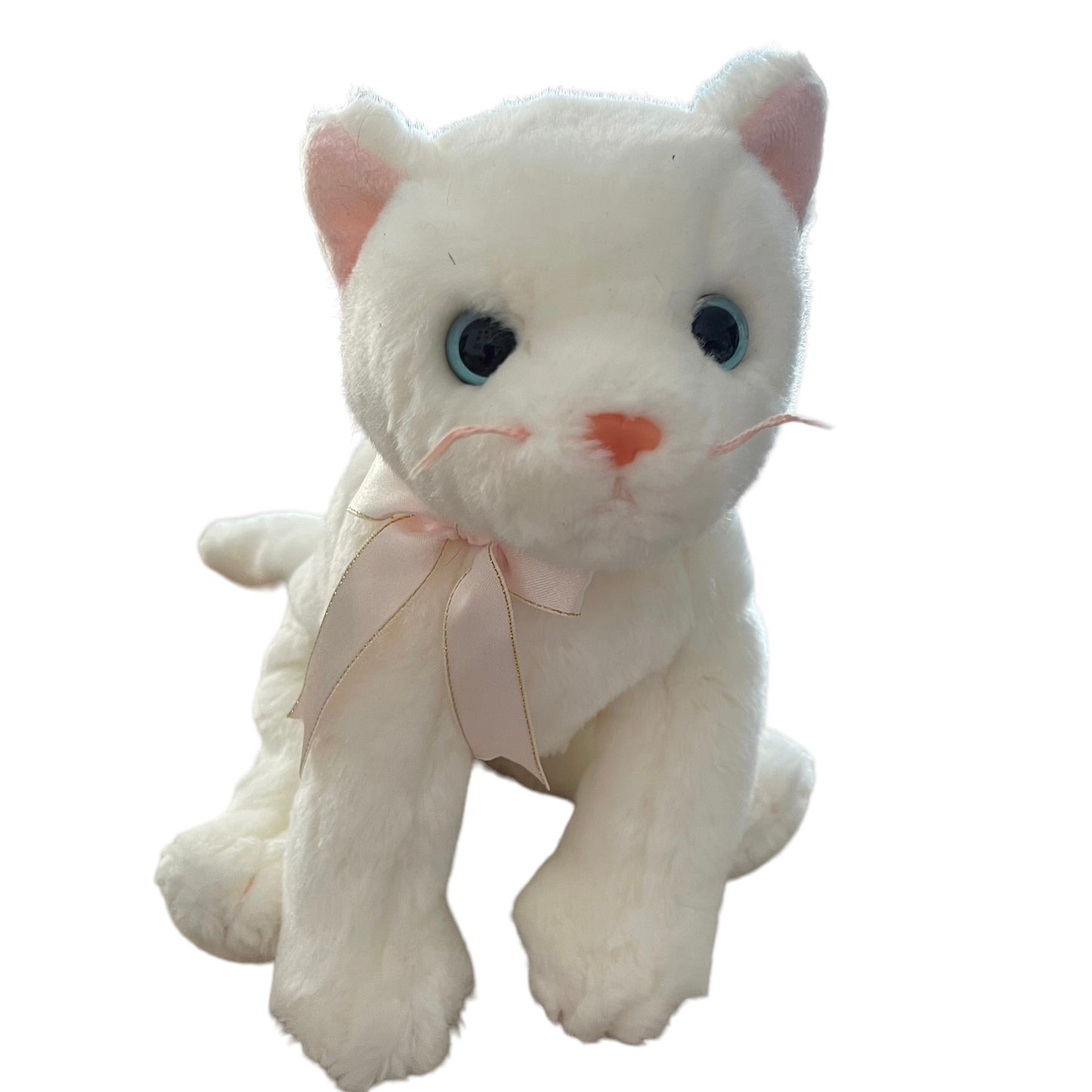 Vintage 1999 Ty Beanie Buddy Flip, White Plush  Kitten Cat