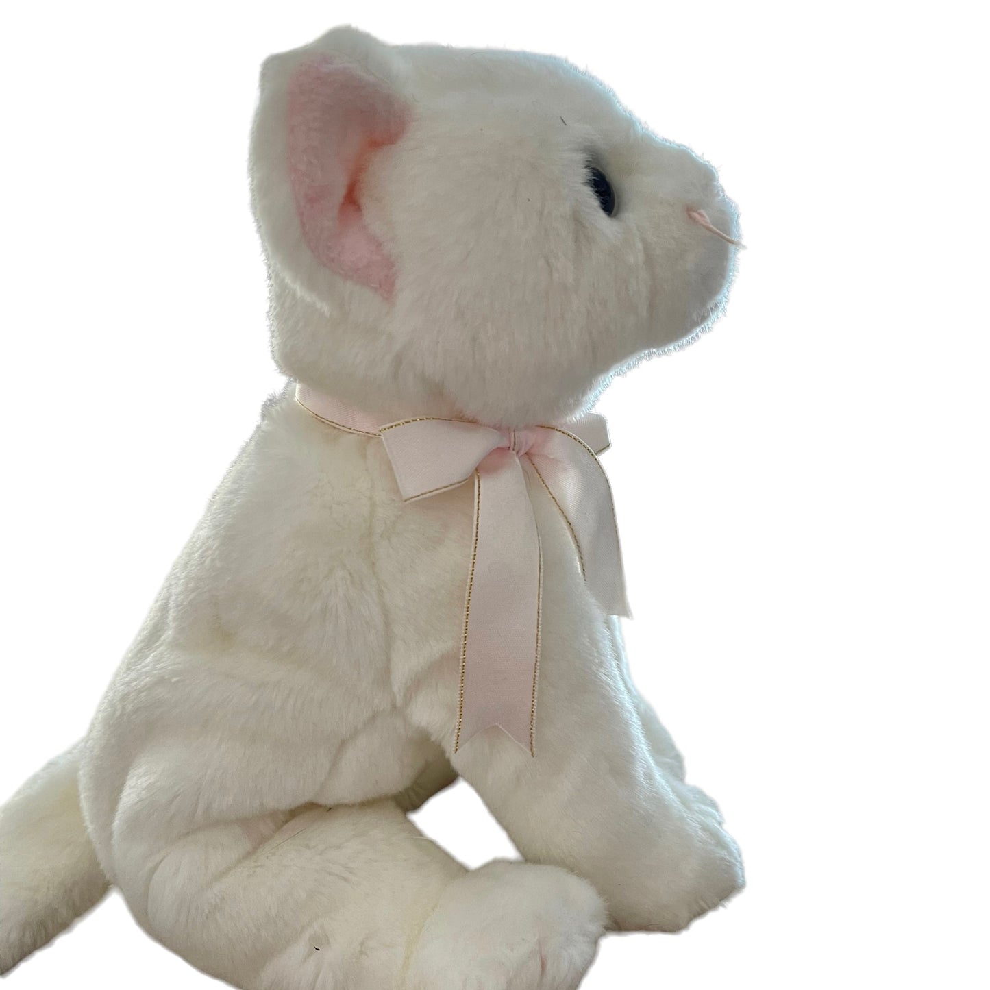 Vintage 1999 Ty Beanie Buddy Flip, White Plush  Kitten Cat